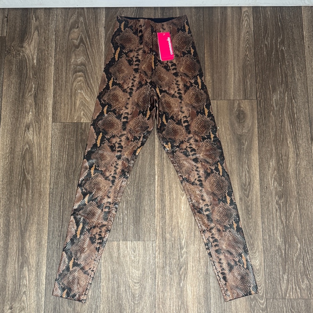 Commando Multicolor Snake Print Leggings Women’s Size Small